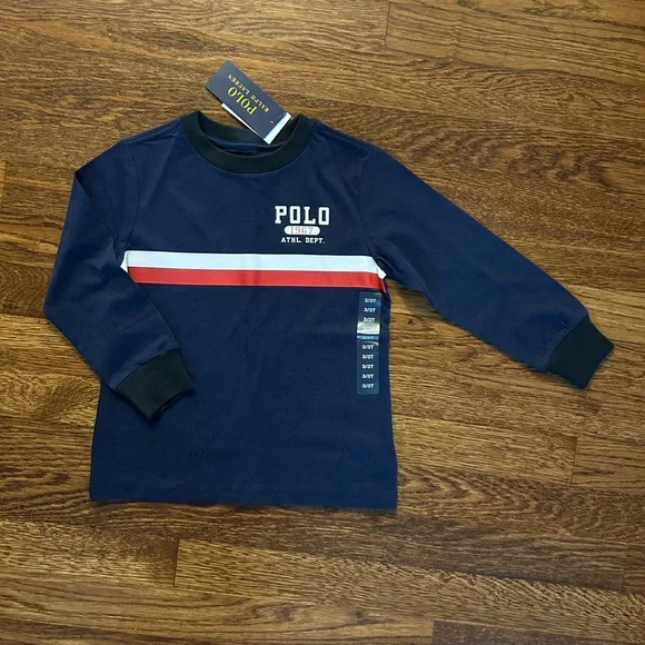 NWT Authentic Polo Ralph Lauren Toddler Long Sleeve T. - Picture 4 of 4
